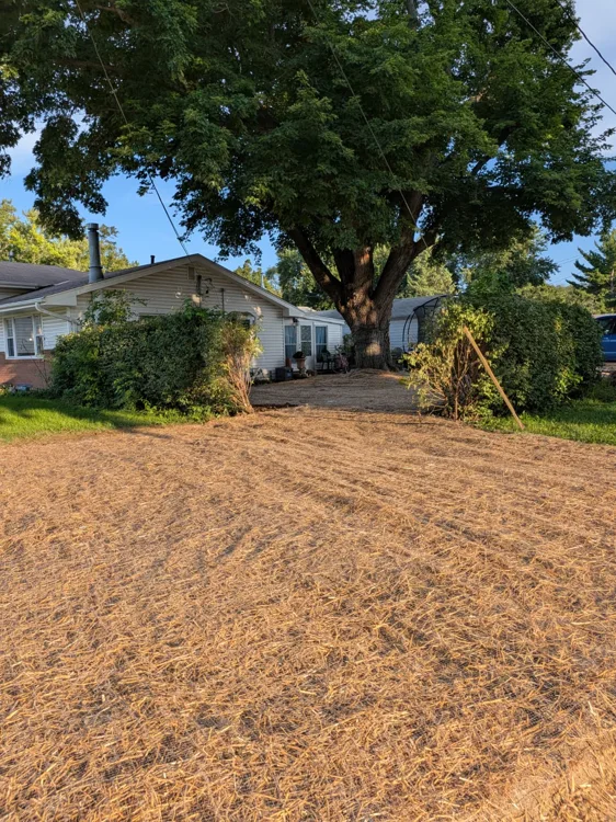 Outdoor groundwork and drainage excavation